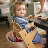 STOKKE Tripp Trapp High Chair Complete with White Nordic Grey Cushion White Tray_6 - ANB Baby