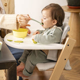 STOKKE Tripp Trapp High Chair Complete with White Nordic Grey Cushion White Tray_9 - ANB Baby