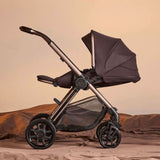 Silver Cross Reef 2 Stroller with Folding Bassinet, Ganache_10 - ANB Baby