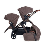 Silver Cross Wave 3 Single-To-Double Stroller, Caramel_2 - ANB Baby