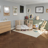 Stokke Sleepi Bed Organic Cotton Fitted Sheet-Lavender_4 - ANB Baby