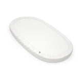 Stokke Sleepi Bed Organic Cotton Fitted Sheet-White_3 - ANB Baby
