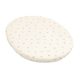 Stokke Sleepi Mini Organic Cotton Fitted Sheet -Flower Ecru_1 - ANB Baby