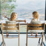 Stokke Tripp Trapp Classic Organic Cotton Cushion, Heather Mauve_6 - ANB Baby