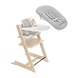 Stokke Tripp Trapp High Chair 2 with Cushion-Newborn Set and Stokke Tray_1 - ANB Baby