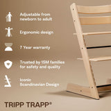 Stokke Tripp Trapp High Chair 2 with Cushion-Newborn Set and Stokke Tray_8 - ANB Baby