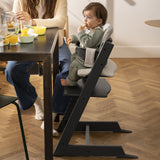 Stokke Tripp Trapp High Chair 2 with Cushion and Tray Black with Nordic Grey_2 - ANB Baby