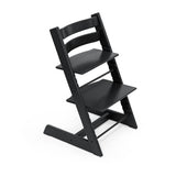 Stokke Tripp Trapp High Chair 2 with Cushion and Tray Black with Nordic Grey_6 - ANB Baby
