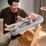 Stokke Tripp Trapp High Chair 2 with Newborn Set Natural with grey_5 - ANB Baby