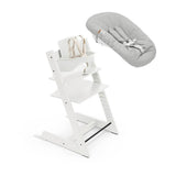 Stokke Tripp Trapp High Chair 2 with Newborn Set White With Grey_9 - ANB Baby