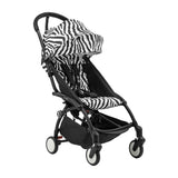 Stokke YOYO Lightweight Stroller from 6 Months-Black Frame-Zebra_22 - ANB Baby
