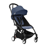 Stokke YOYO Lightweight Stroller from 6 Months-Black Frame Air France Blue_19 - ANB Baby