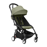 Stokke YOYO Lightweight Stroller from 6 Months-Black Frame Olive_22 - ANB Baby