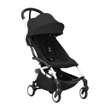 Stokke YOYO Lightweight Stroller from 6 Months-White Frame Black_11 - ANB Baby