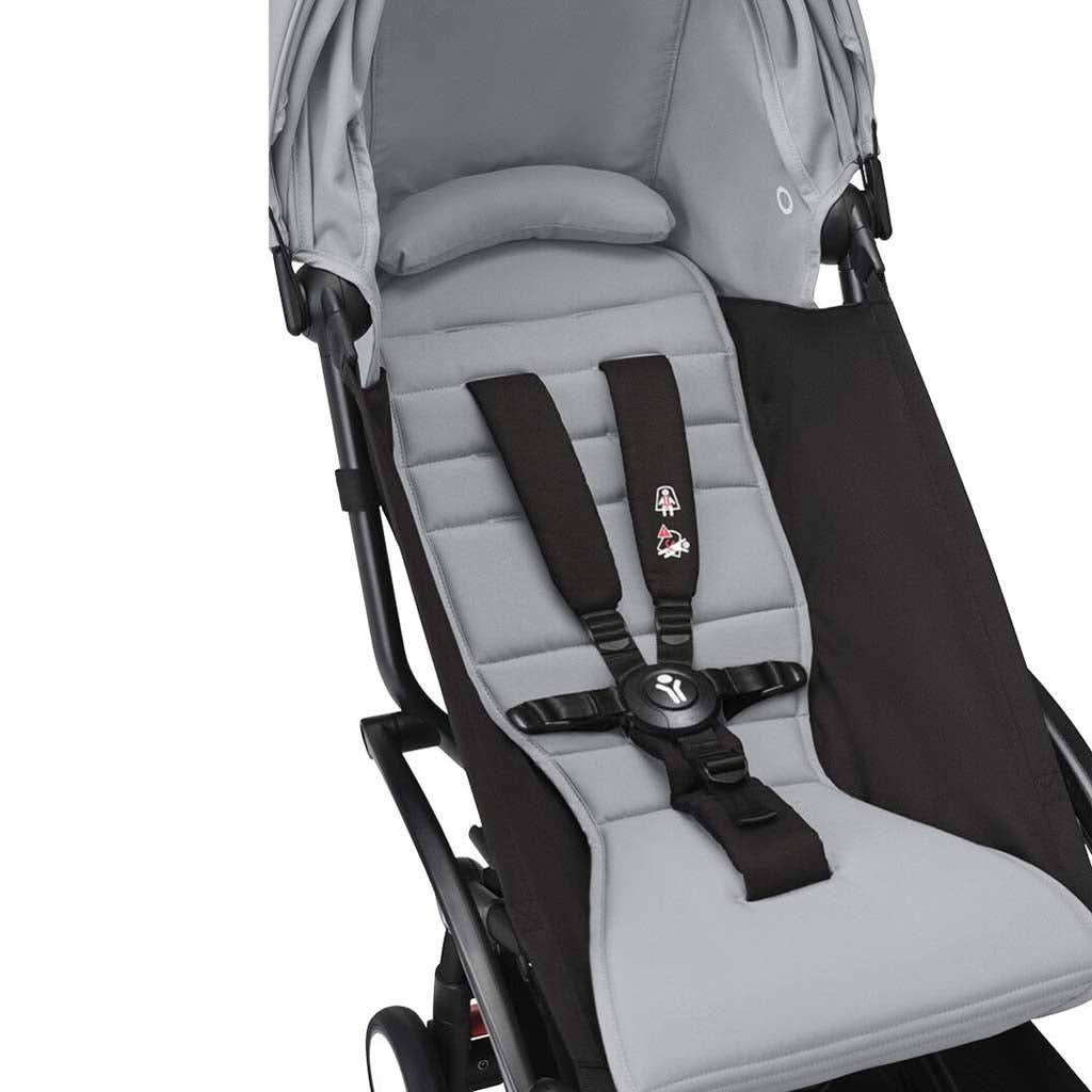 Stokke YOYO Lightweight Stroller from 6 Months-White Frame Stone_11 - ANB Baby
