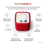 Tonies Toniebox 2 Screen-Free Starter Set-Playtime Puppy-Sunset Red_4 - ANB Baby