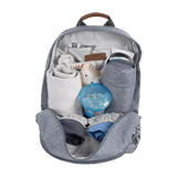 UPPAbaby Changing Backpack-Gregory-Blue Melange Saddle Leather_5 - ANB Baby