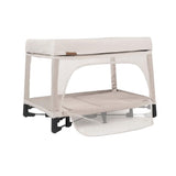 UPPAbaby Remi Travel Crib and Playard, Charlie-Sand Malenge, Open View - ANB Baby