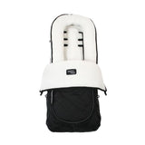 Valco-Baby-Deluxe-Footmuff,-White-Black_6 - ANB Baby