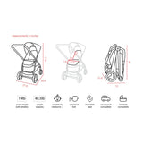 Valco Baby Snap Ultra Trend Stroller, Dimensions- ANB Baby