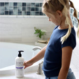 Zoey Naturals Head To Toe Wash 17 oz. Soothing Lavender, Lifestyle View - ANB Baby