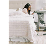Baby Delight Beside Me Dreamer Bassinet & Bedside Sleeper-Cribs & Bassinets-Baby Delight-Organic Sage-ANB Baby Store