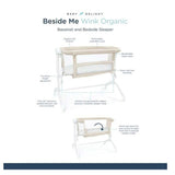 Baby Delight Beside Me Wink Organic Bassinet & Bedside Sleeper - ANB Baby