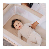 Baby Delight Heirloom Willow Organic Wood Bassinet, Organic Oat - ANB Baby