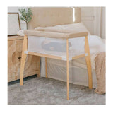 Baby Delight Heirloom Willow Organic Wood Bassinet, Organic Oat - ANB Baby