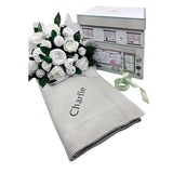 Babyblooms Luxury Rose Baby Clothes Bouquet and Personalized Baby Blanket - ANB Baby