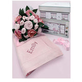 Babyblooms Luxury Rose Baby Clothes Bouquet and Personalized Baby Blanket - ANB Baby