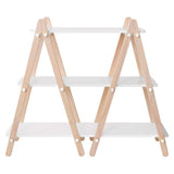 Babyletto Dottie Bookcase, White and Washed Natural Finish - ANB Baby