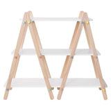 Babyletto Dottie Bookcase, White and Washed Natural Finish - BABM10511WNX - ANB Baby