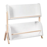 Babyletto Tally Storage and Bookshelf, White and Washed Natural Finish - ANB Baby