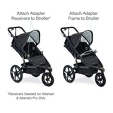 BOB Gear Single Jogging Stroller Adapter for Peg Perego Infant Car Seats-Stroller Accessories-BOB Gear-Gray - Available End Of April-ANB Baby Store