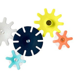 Boon 5-Pieces Cogs Water Gears Bath Toy Set-Bath Tubs & Accessories-Boon-Navy-ANB Baby Store