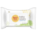 Burt's Bees Baby Wipes, Chlorine Free, 72 Count - ANB Baby