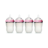 Comotomo Baby Bottle 8 Ounce/250 ml Kit, Pink, Pack of 4 - ANB Baby