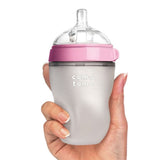 Comotomo Natural Feel Baby Bottle, Pink, 8 - Ounce - ANB Baby