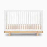 DaDaDa Bliss 4-in-1 Convertible Crib-Cribs & Bassinets-DaDaDa-White/Natural-ANB Baby Store
