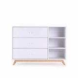DaDaDa Central Park 2.0 3 - Drawer, Two Shelves Dresser - ANB Baby