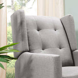DaVinci Maddox Recliner and Swivel Glider in Misty Grey - ANB Baby
