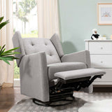 DaVinci Maddox Recliner and Swivel Glider in Misty Grey - ANB Baby