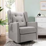 DaVinci Maddox Recliner and Swivel Glider in Misty Grey - ANB Baby