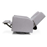 DaVinci Maddox Recliner and Swivel Glider in Misty Grey - ANB Baby