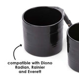 Diono Cup Holder for Radian, Everett and Rainier Car Seats, Black Pack of 2 - ANB Baby