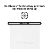 Diono Heatblock Sunshade Roller Window Shade, Black - ANB Baby