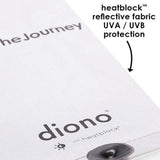 Diono Heatblock Sunshade Roller Window Shade, Black - ANB Baby