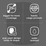 Diono Stuff 'n Scuff Back Seat Protector, X - Large, Gray - ANB Baby