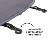 Diono Stuff 'n Scuff Back Seat Protector, X - Large, Gray - ANB Baby